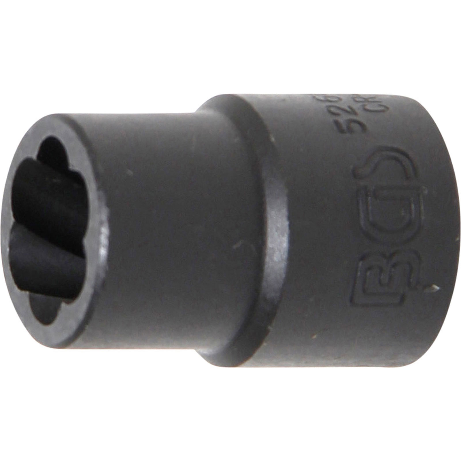 BGS Spiral-Profil-Steckschlüssel-Einsatz / Schraubenausdreher Antrieb Innenvierkant 12,5 mm (1/2") SW 13 mm - 5266-13