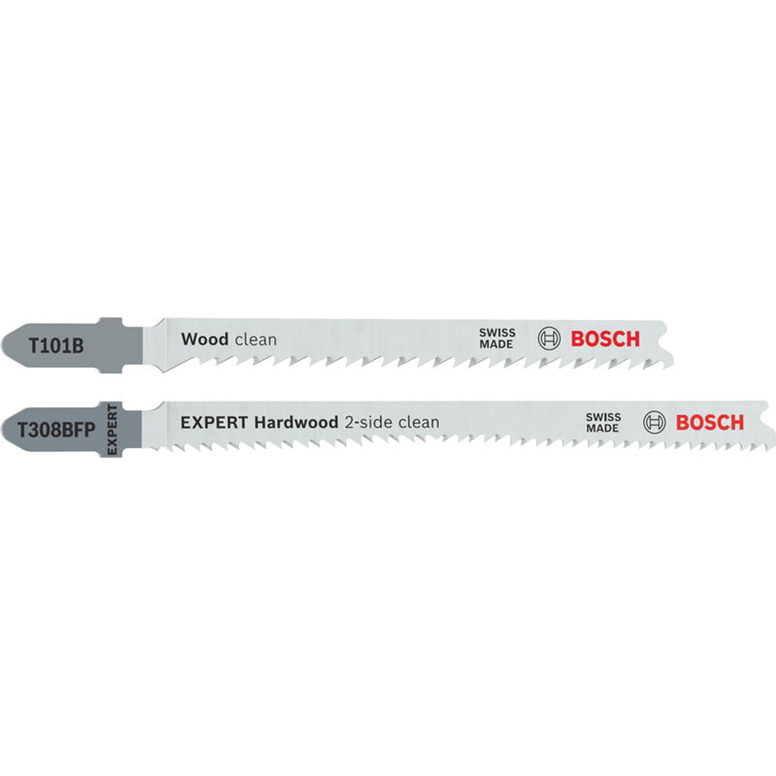 Bosch T101B und EXPERT Hardwood 2-side clean T308BFP StichsägeblätterSet 26-tlg. - 2608665462