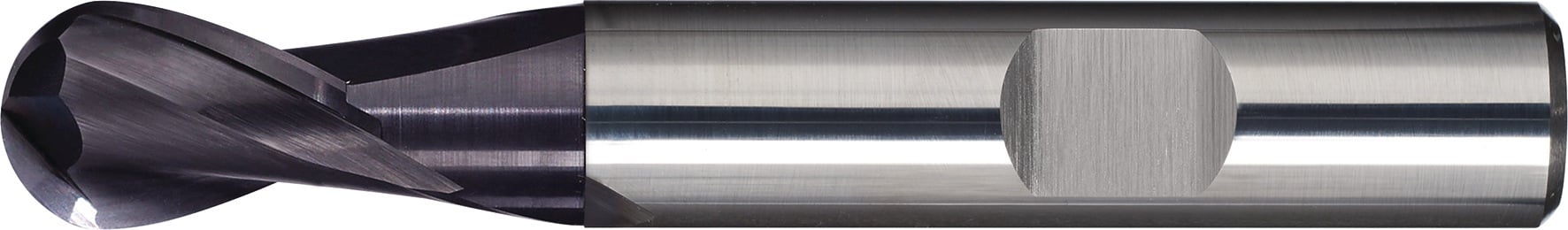 Vollradiusfräser D.3mm Einsatz-L.9mm VHM TiAlN HB Z.2 kurz TECWERK