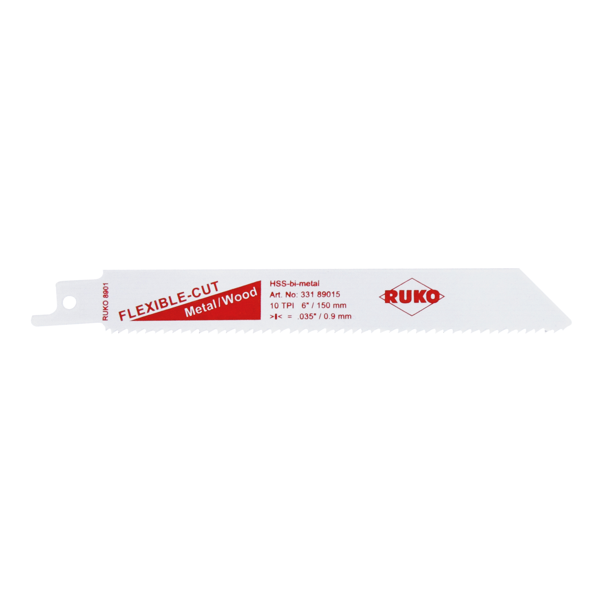 RUKO 5x Säbelsägeblatt 8901 HSS geschränkt gefräst - 33189015