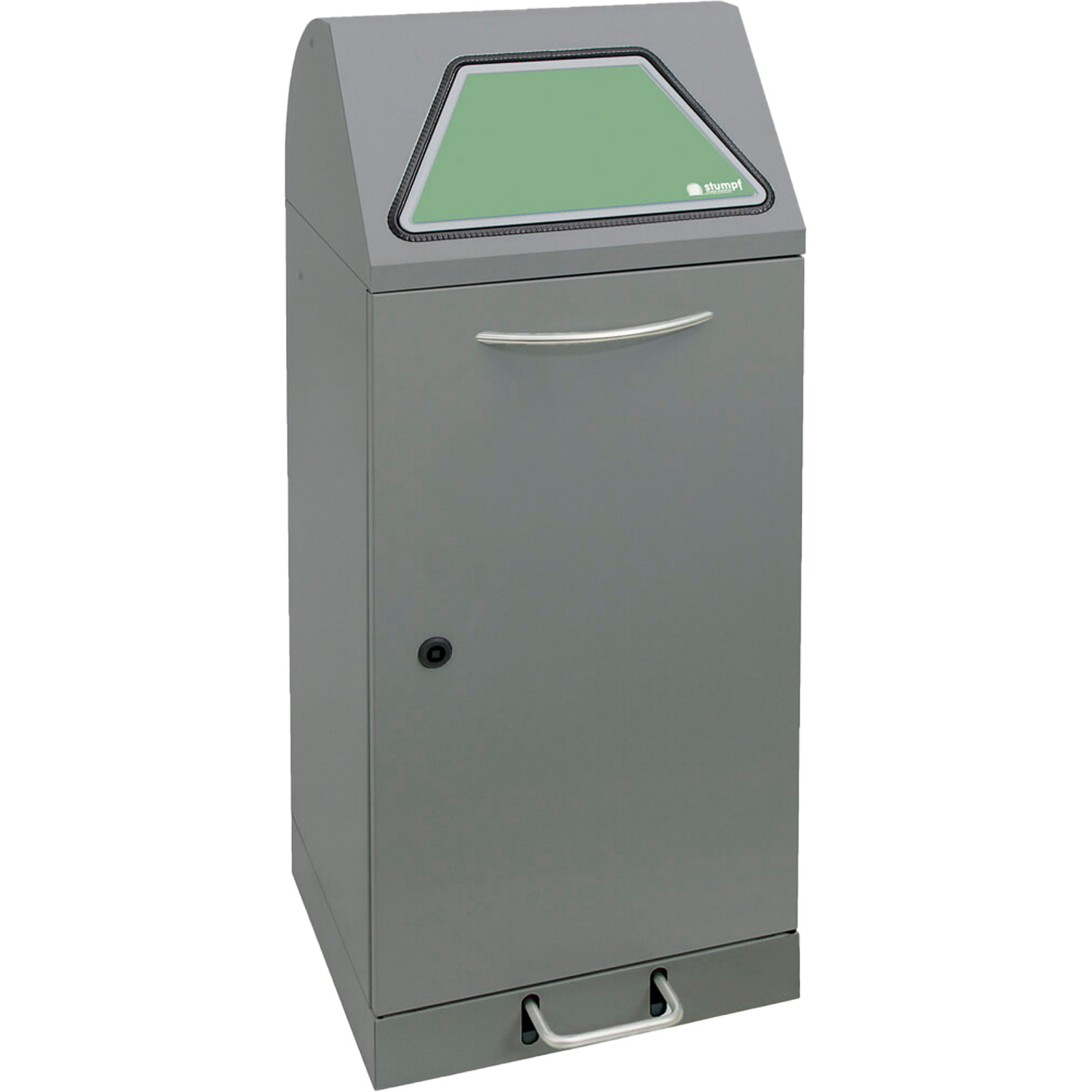 Stumpf Abfalltrennung Modul-Vario 75 graualu-struktur Innenbehälter 75l + Trethebel - 625-075-1-2-100
