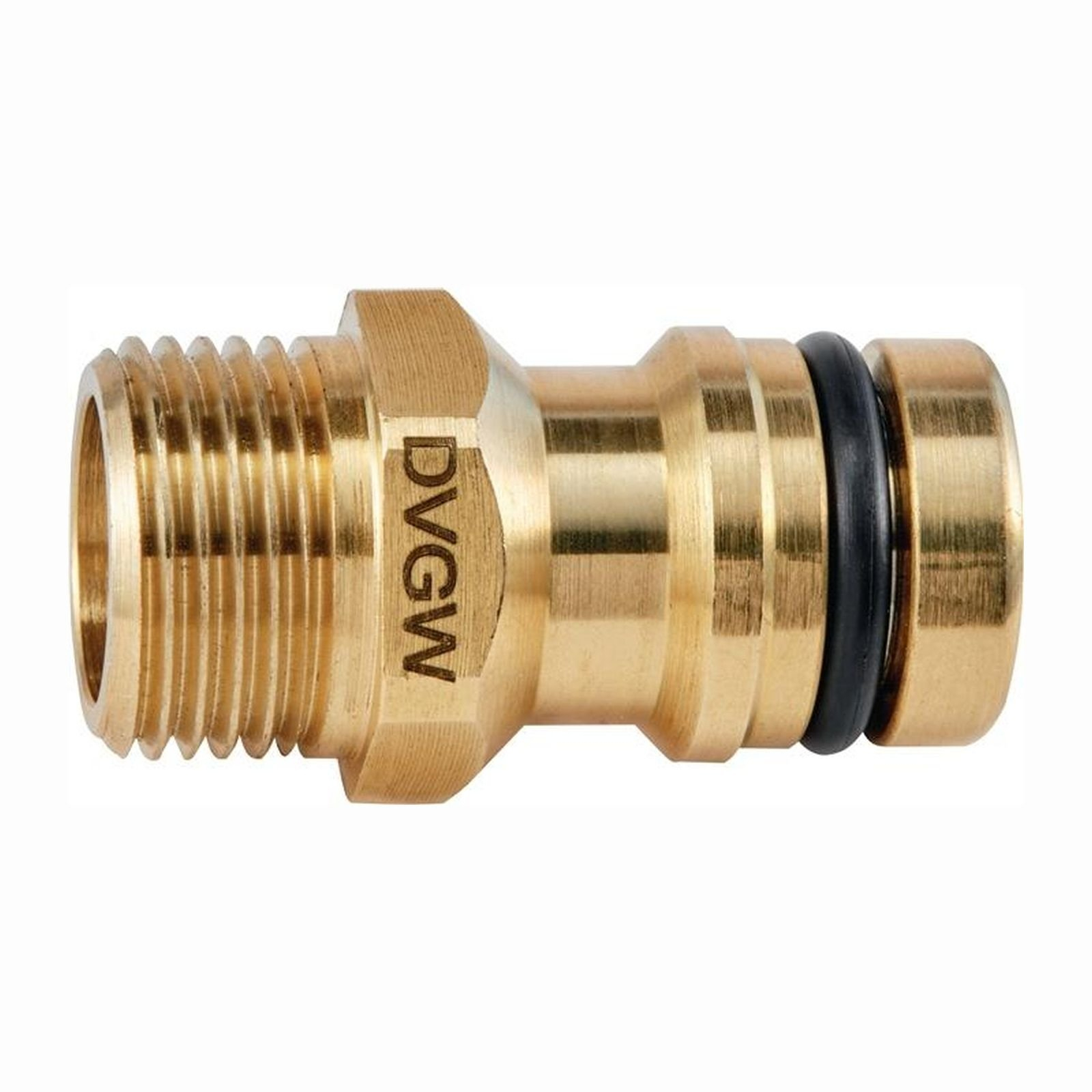 GEKA 5x Gerätestecker plus-Stecksystem KTW Messing AG