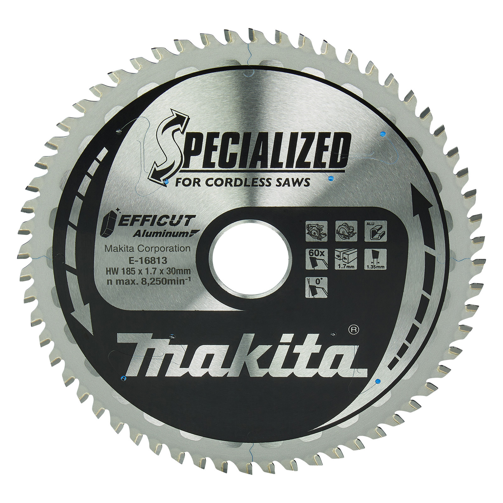 Makita EFFICUT Sägeblatt 185x30x60 - E-16813