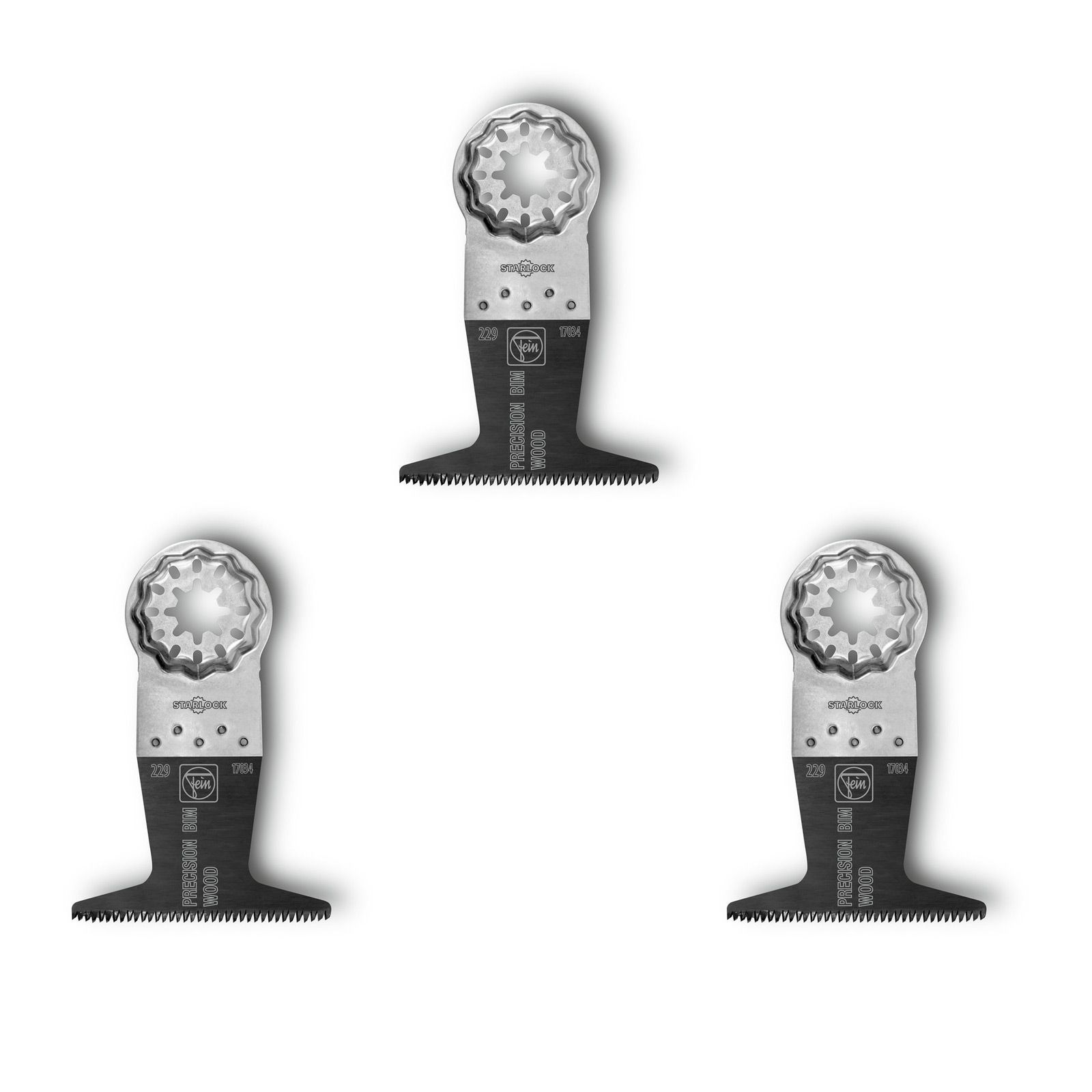 Fein 3x E-Cut Precision BIM-Sägeblatt Starlock 65 mm - 63502229220