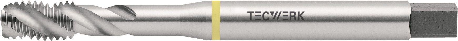 Maschinengewindebohrer DIN 371C AL M3x0,5mm HSS-Co 6H TECWERK