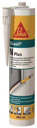 Silicondichtstoff SIKASIL N plus transp.300 ml Kartusche SIKA