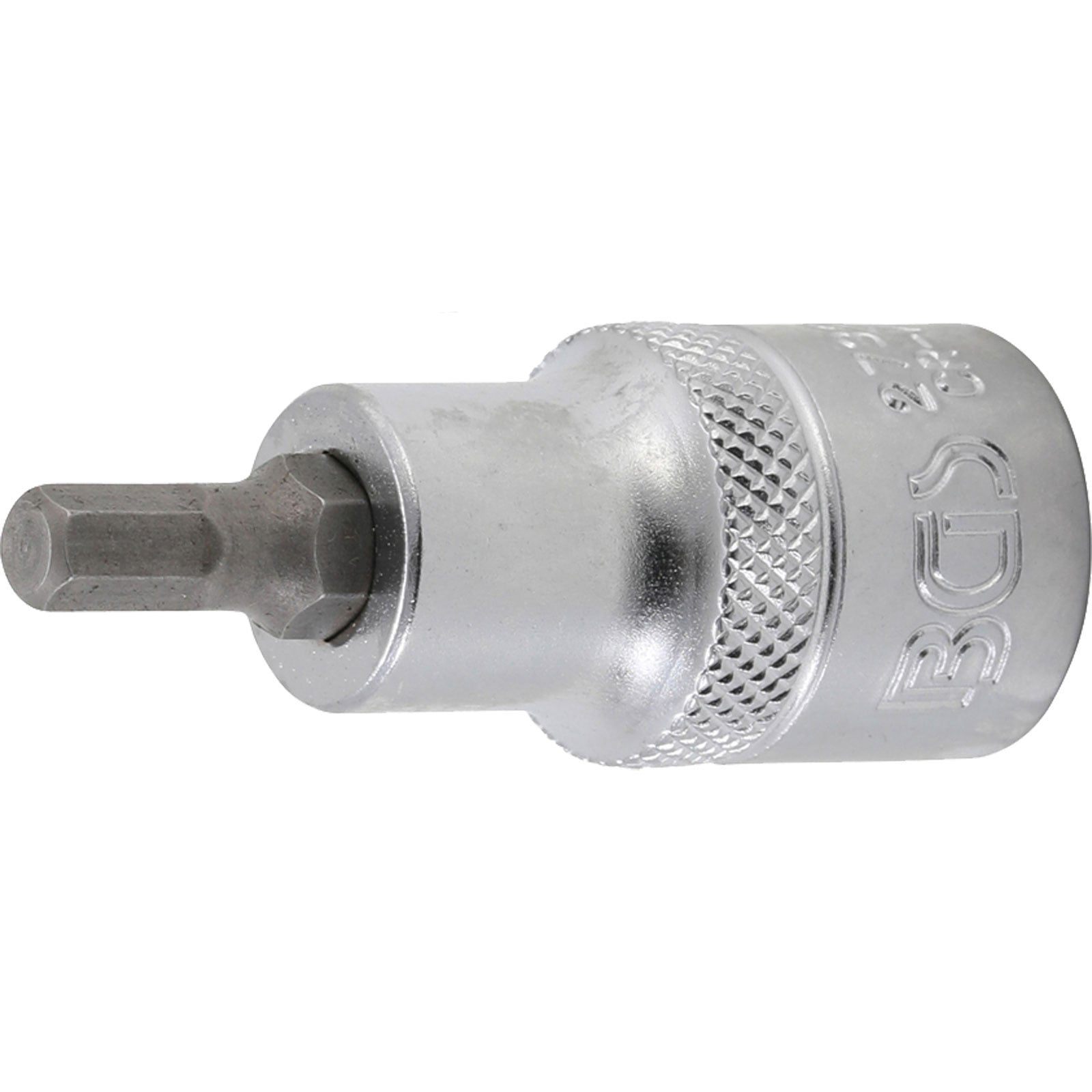 BGS Bit-Einsatz Länge 55 mm Antrieb Innenvierkant 12,5 mm (1/2") Innensechskant 7/32" - 2732