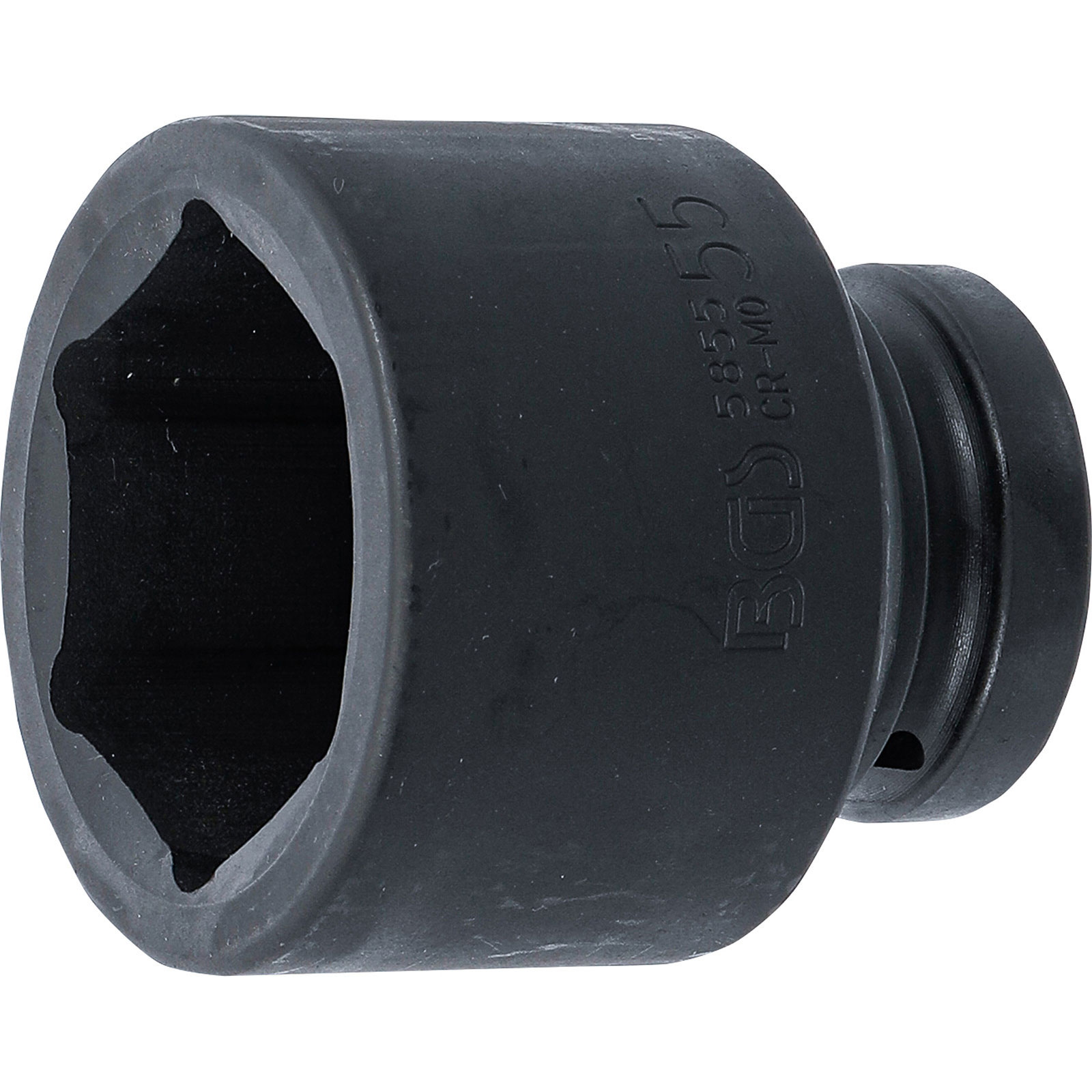 BGS Kraft-Steckschlüssel-Einsatz Sechskant Antrieb Innenvierkant 25 mm (1") SW 55 mm - 5855