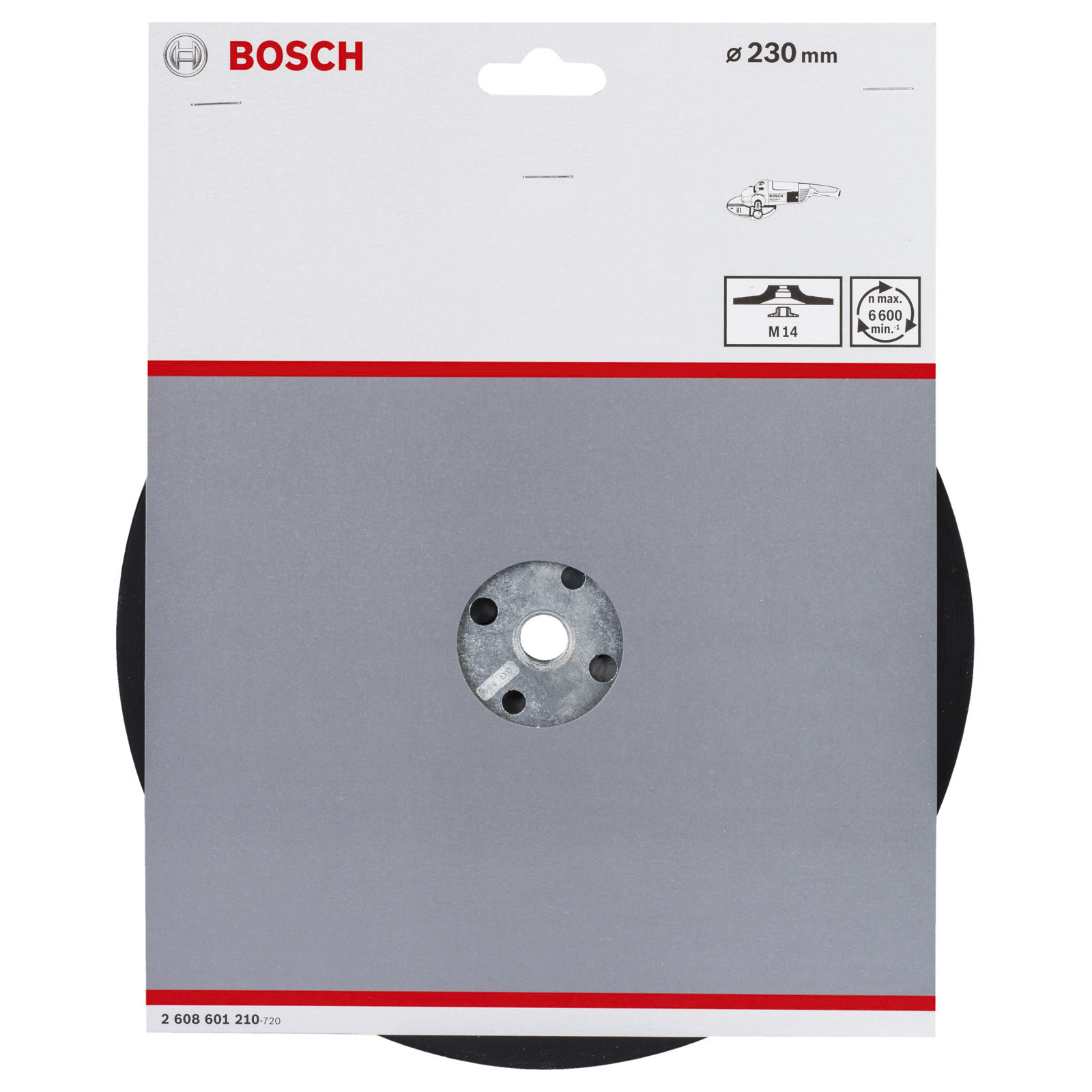 Bosch Stützteller, 230 mm, 6 650 U/min - 2608601210