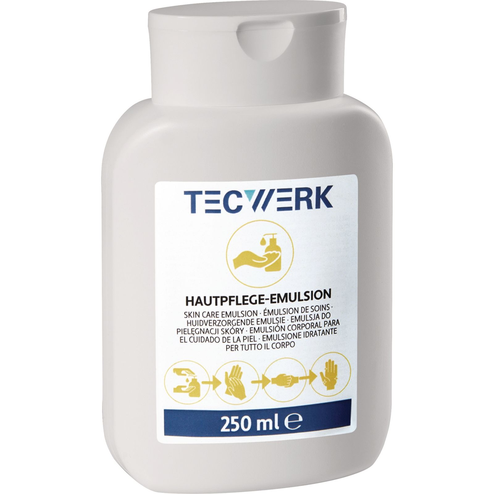 Hautpflege-Emulsion 250ml silikonfrei,leicht parfümiert 24 TECWERK
