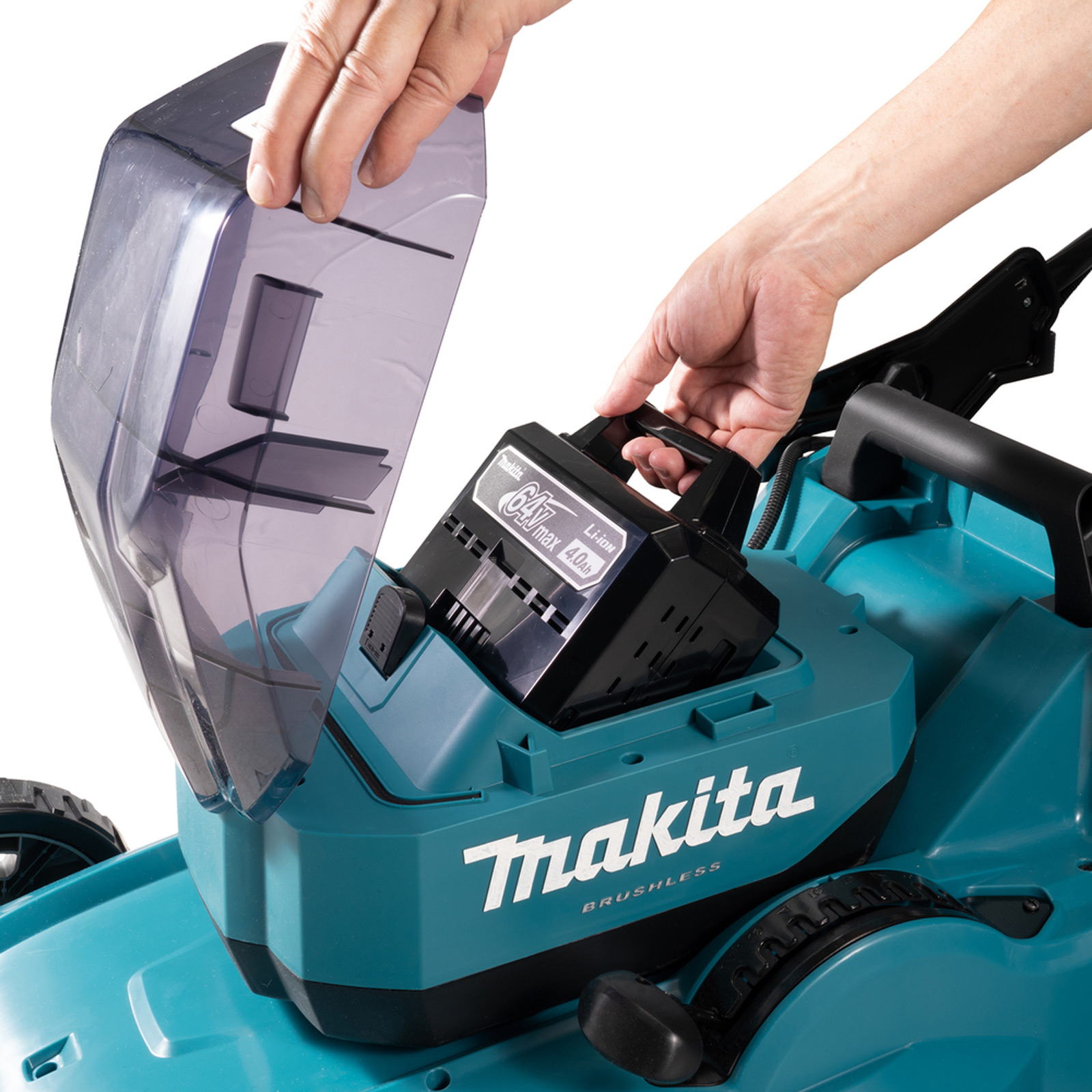 Makita LM002JM101 Akku-Rasenmäher 64V max. / 1x 4,0 Ah Akku + Ladegerät