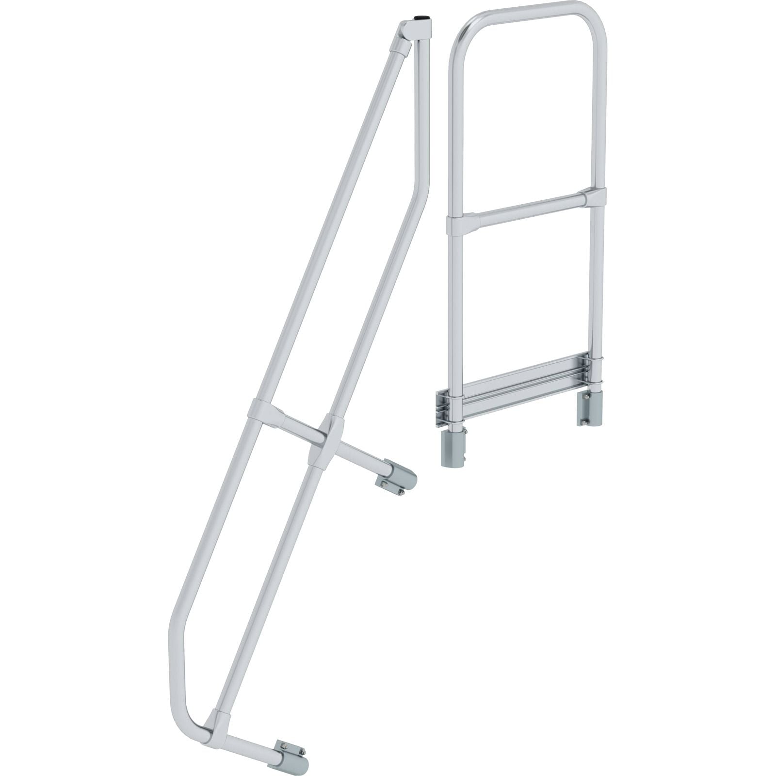 Günzburger Steigtechnik zweiter Handlauf für Treppe mit Plattform 60° mit 5 Stufen - 600585