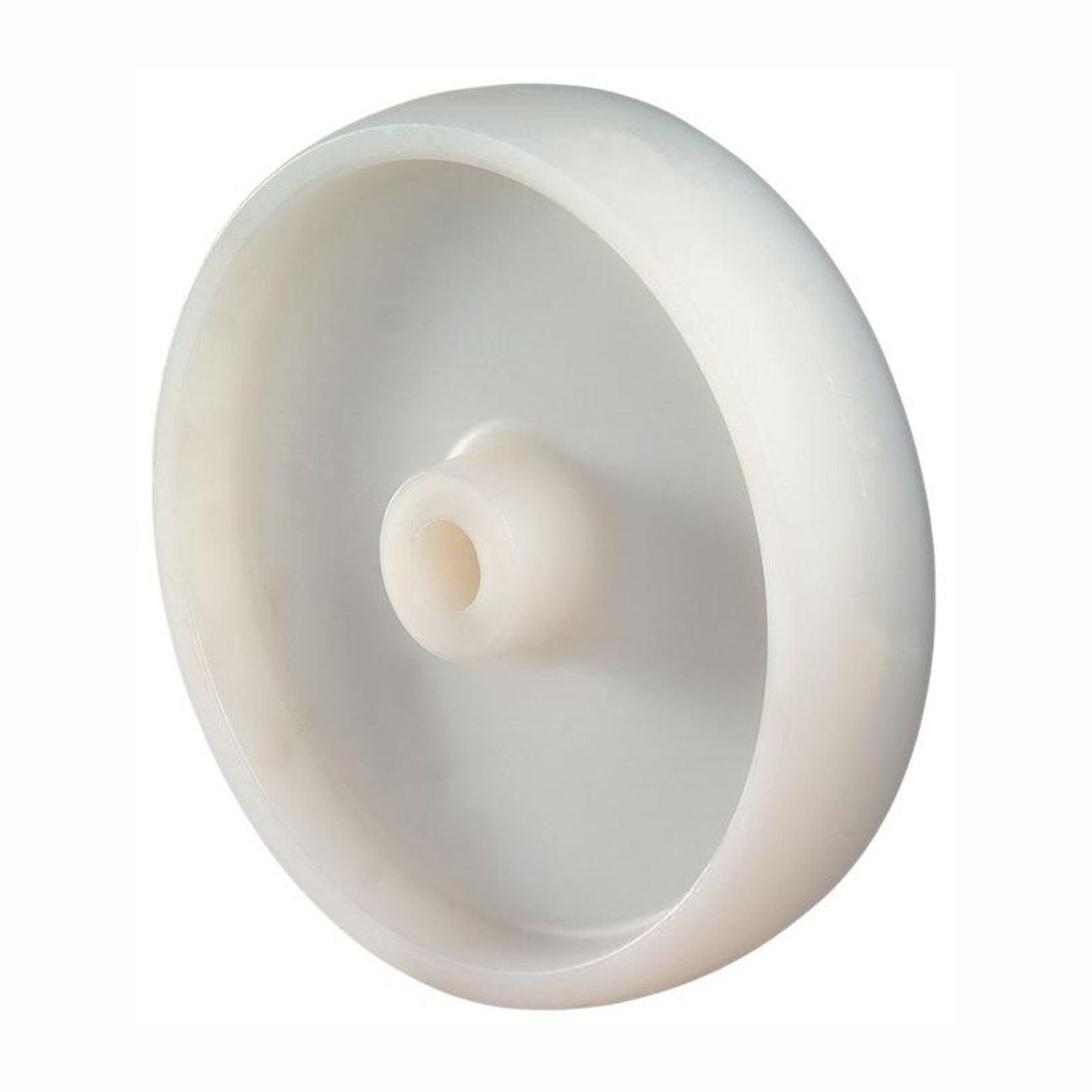 BS Rollen Ersatzrad Kunststoff weiß Gleitlager