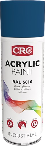 CRC Farbschutzlackspray ACRYLIC PAINT enzianblau glänzend RAL 5010 400 ml Spraydose - 31068-AA