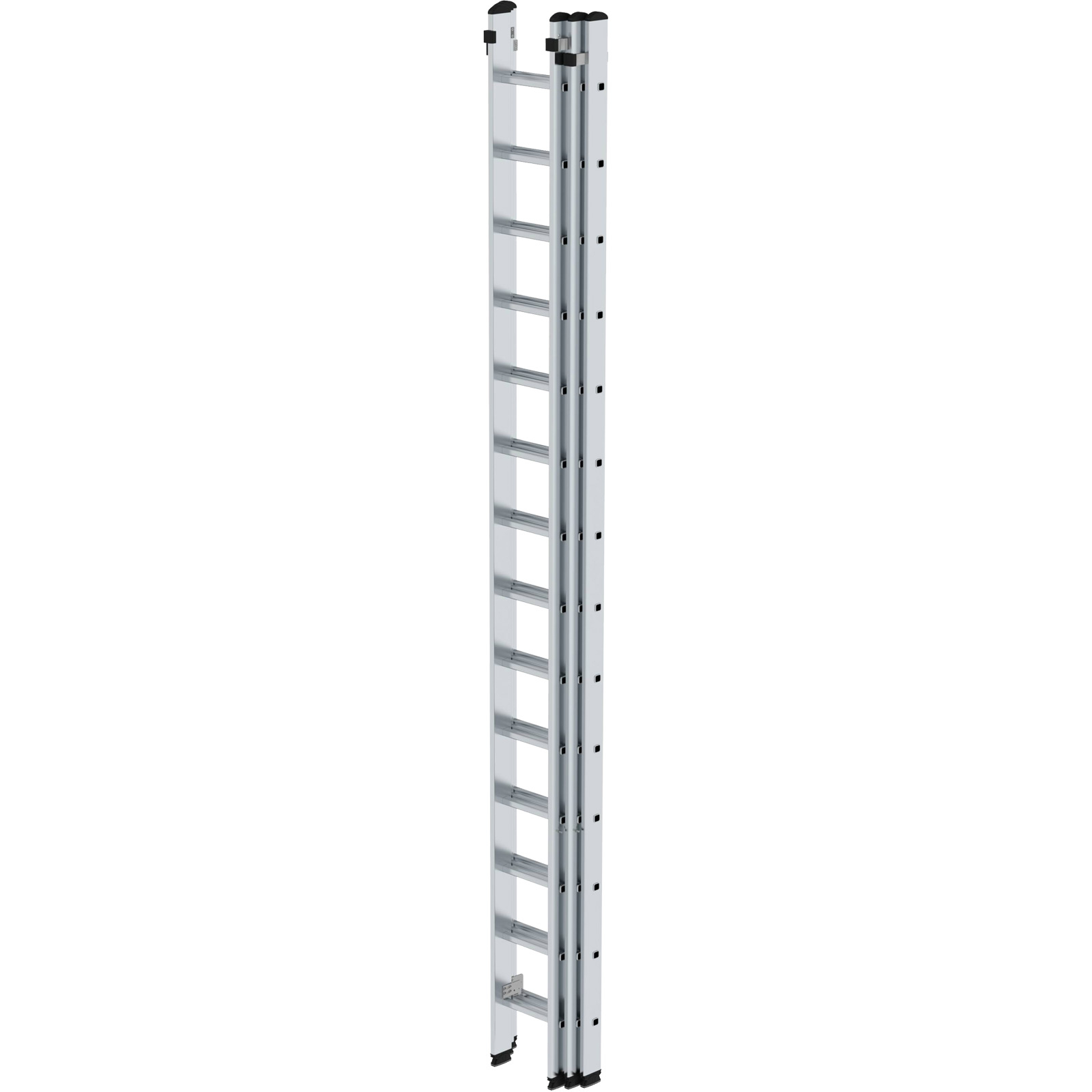 Günzburger Steigtechnik Sprossen-Schiebeleiter 3tlg. ohne Traverse 3 x 14 Sprossen - 020314