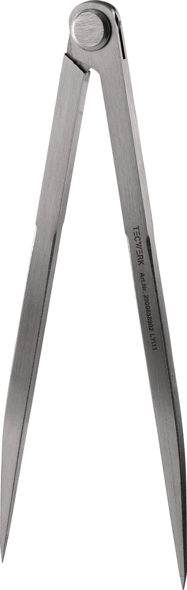 Spitzzirkel L.250mm m.Nietscharnier TECWERK