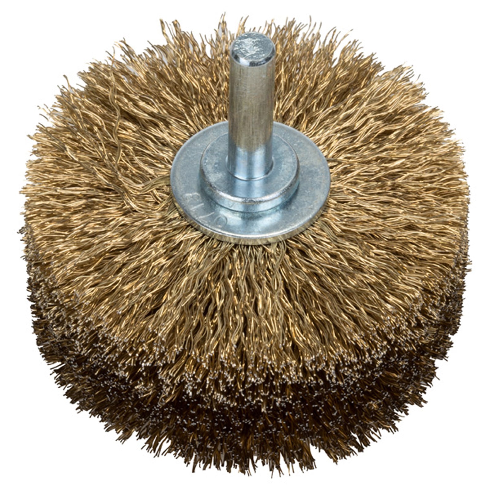Bosch Holzstrukturbürste für Bohrmaschinen - Gewellter Draht, vermessingt, 80 mm - 2609256541