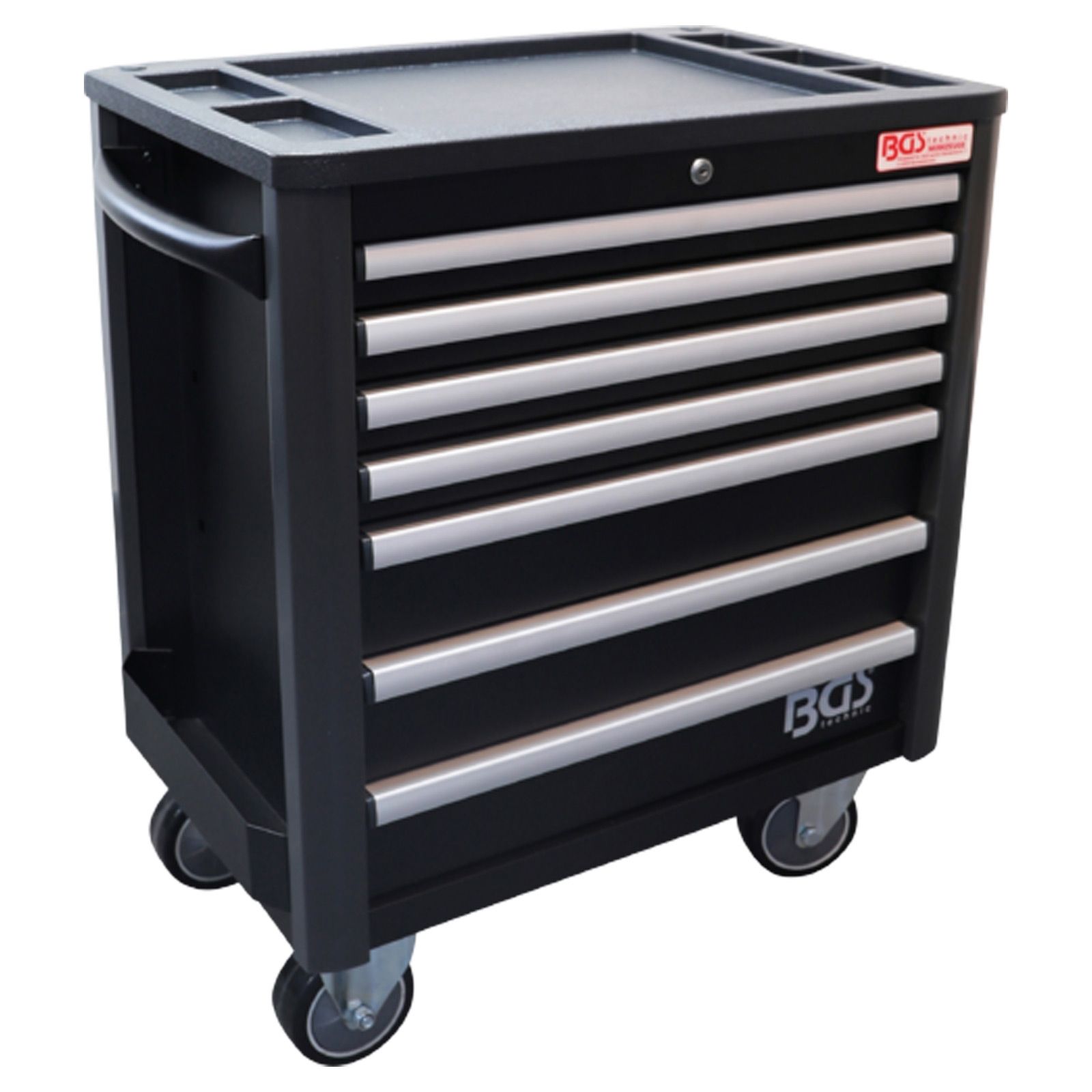 BGS Werkstattwagen 7 Schubladen extra geringe Bauhöhe leer - 4102