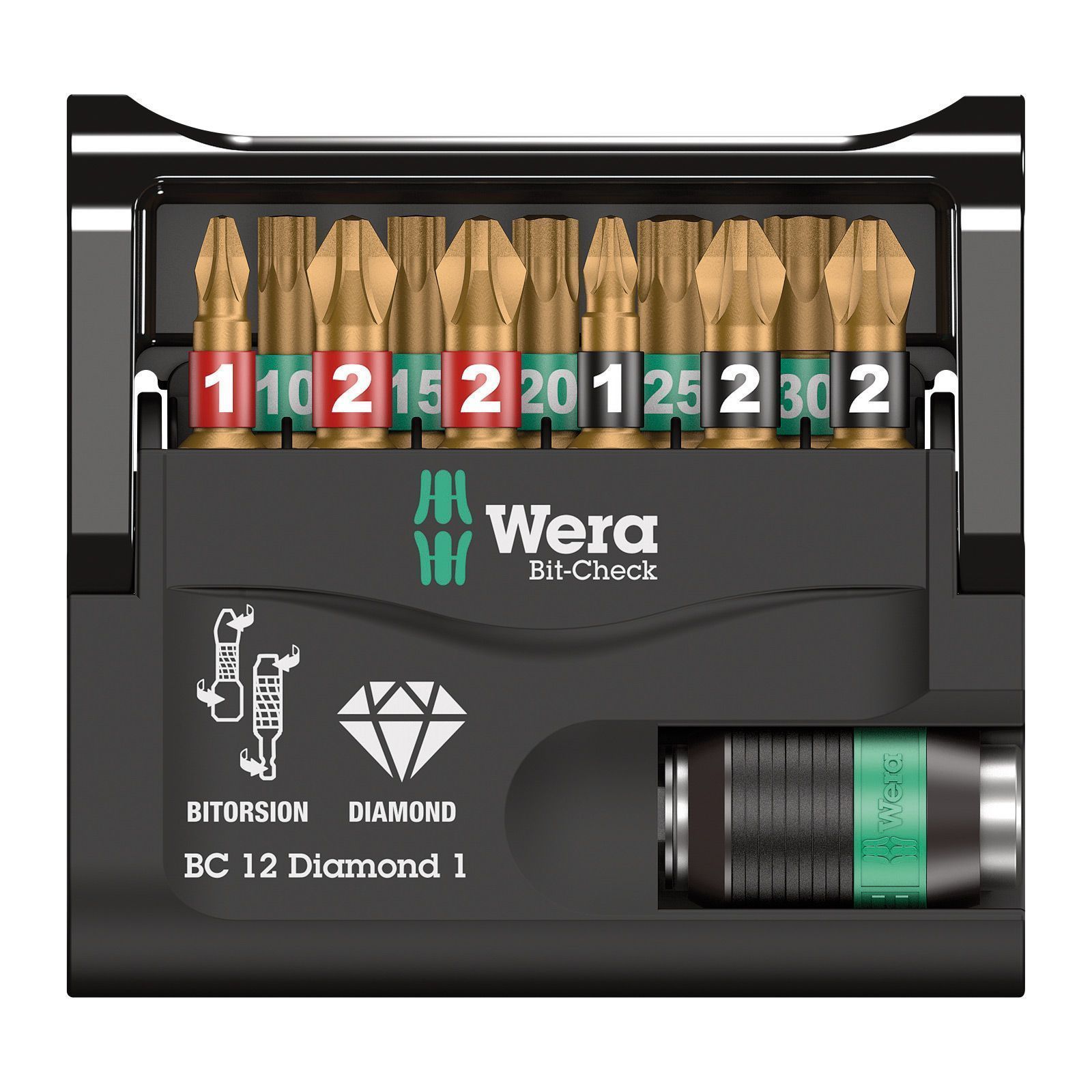 Wera 12tlg. Bit-Check 12 Diamond 1 - 057421