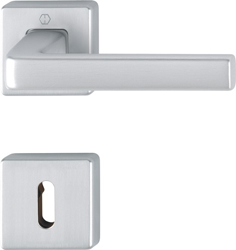 HOPPE Rosettengrt.Dublin 1124/843KV/843KVS Alu.F94-1 eck.OB DIN L/R D/D - 11929741