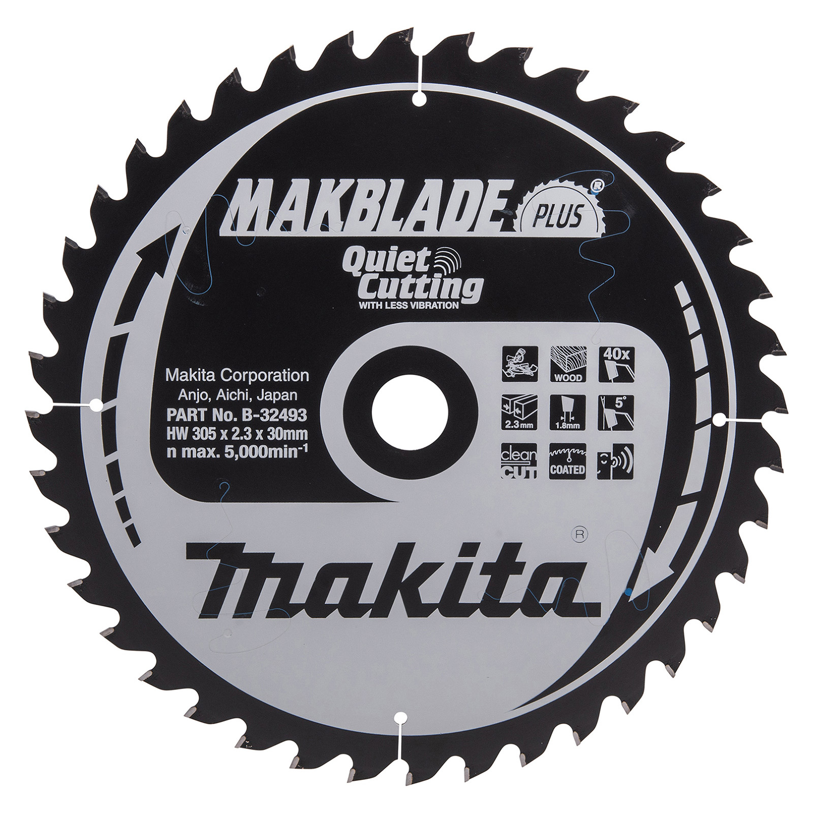 Makita MAKBLADE+ Sägeblatt 305x30x40Z - B-32493