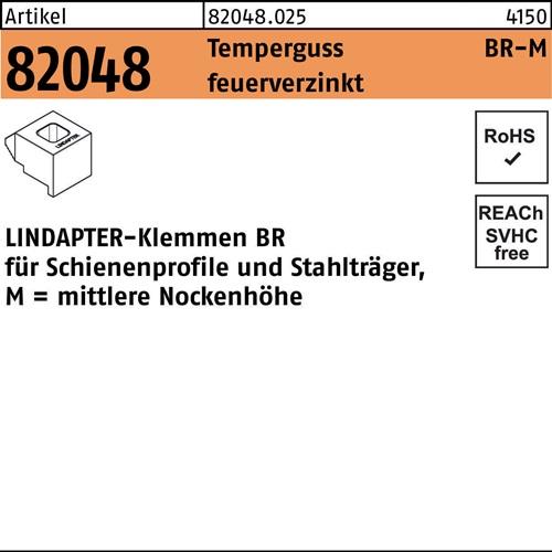 Klemme R 82048 GTW 40 BR 12/6,0 Temperguss feuerverz. 1 Stück LINDAPTER