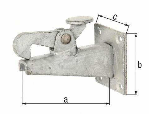 GAH Alberts Torfeststeller 100x65x50mm STA roh TZN z. Anschr. - 411756