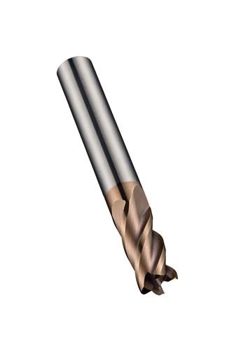 Schaftfräser S767 D.12mm R.0,5mm Gesamt-L.83mm Schneiden-L.26mm HM TiSiN Z.4