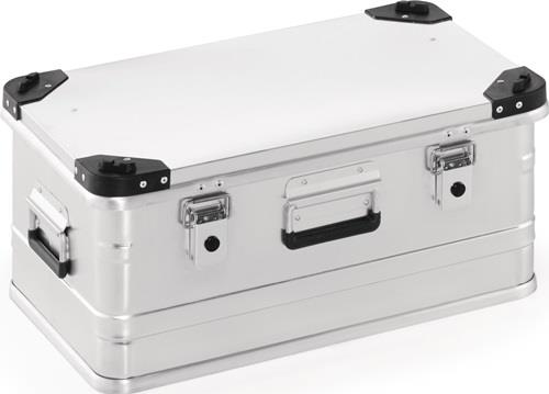 Aluminiumbox mit Klappverschluss und Stapelecken L 582 x B 385 x H 275 mm 47 l - D47