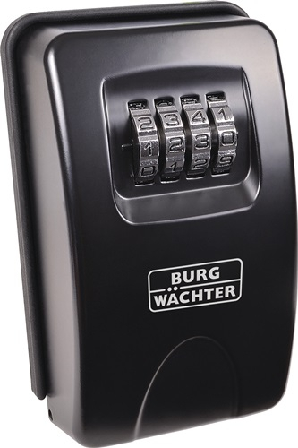 BURG-WÄCHTER Schlüsseltresor Key Safe 20 H135xB83xT46mm Zahlenschl.Anz.Hak.1 - KEYSAFE 20 SB