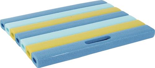 Kniekissen L396xB297xS32ca.mm 70g bunt (blau/gelb/türkis-Mix) TALEN TOOLS