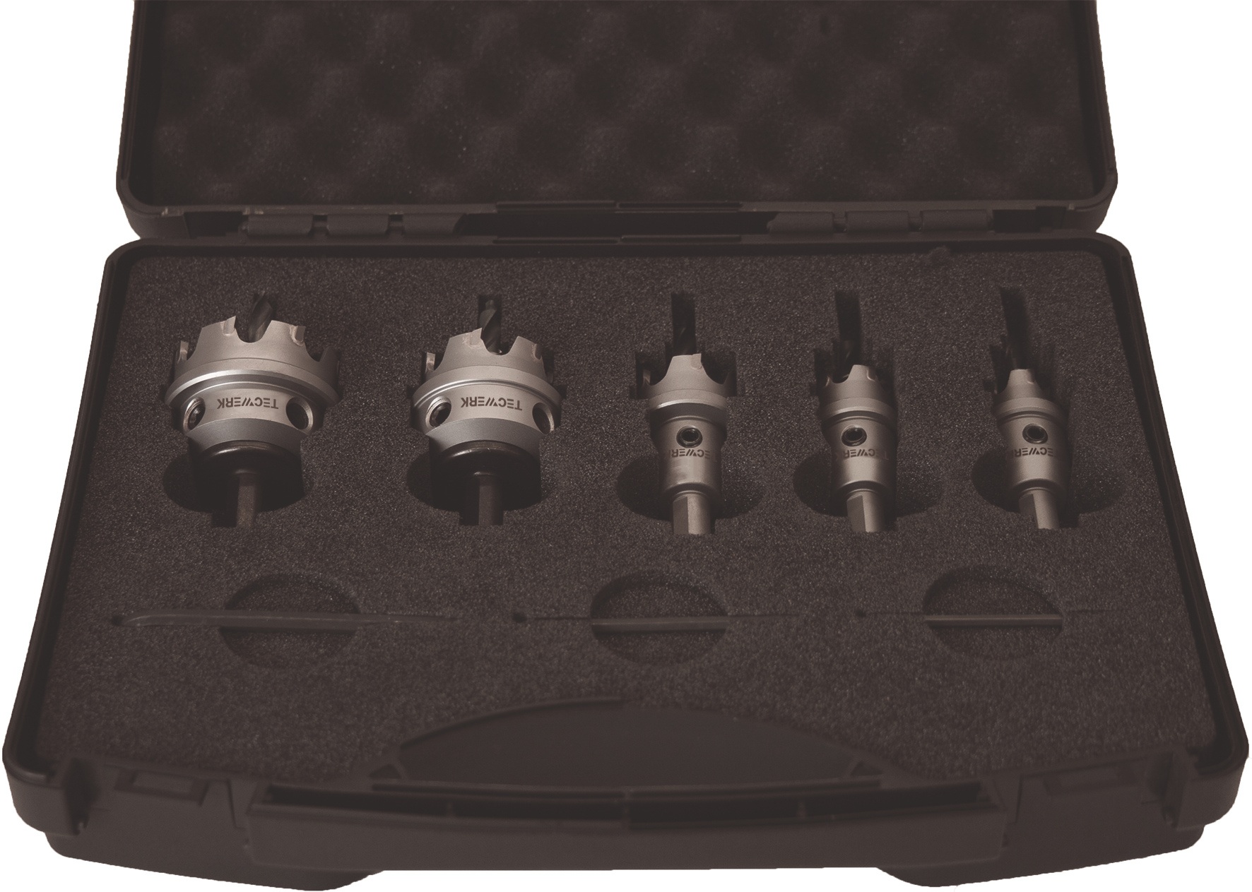 Lochsägensatz 8-tlg.16-40mm Schnitt-T.4mm HM-bestückt TECWERK