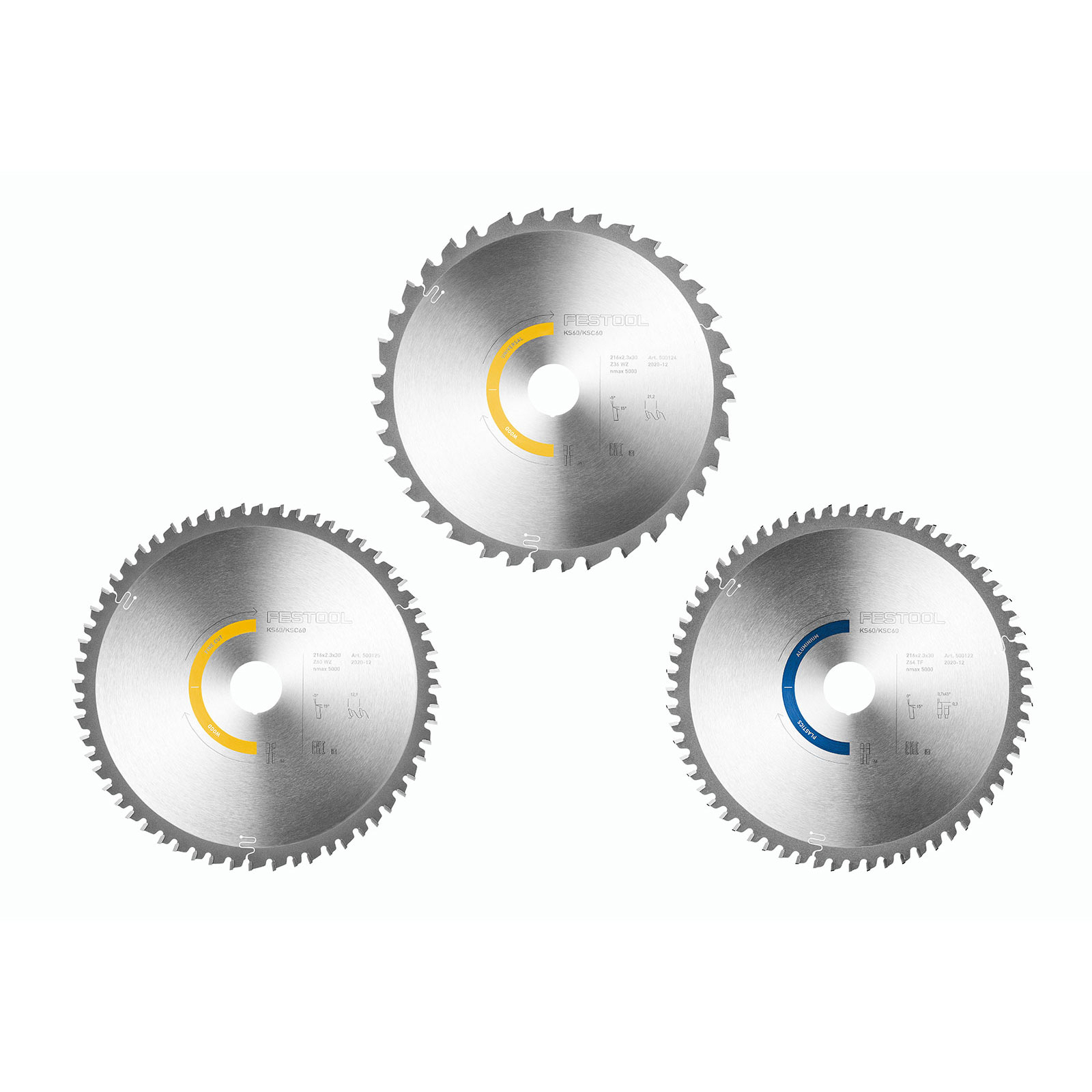 Festool Kreissägeblatt-Set KSB-SORT/3 W/A 216x2,3 - 578569