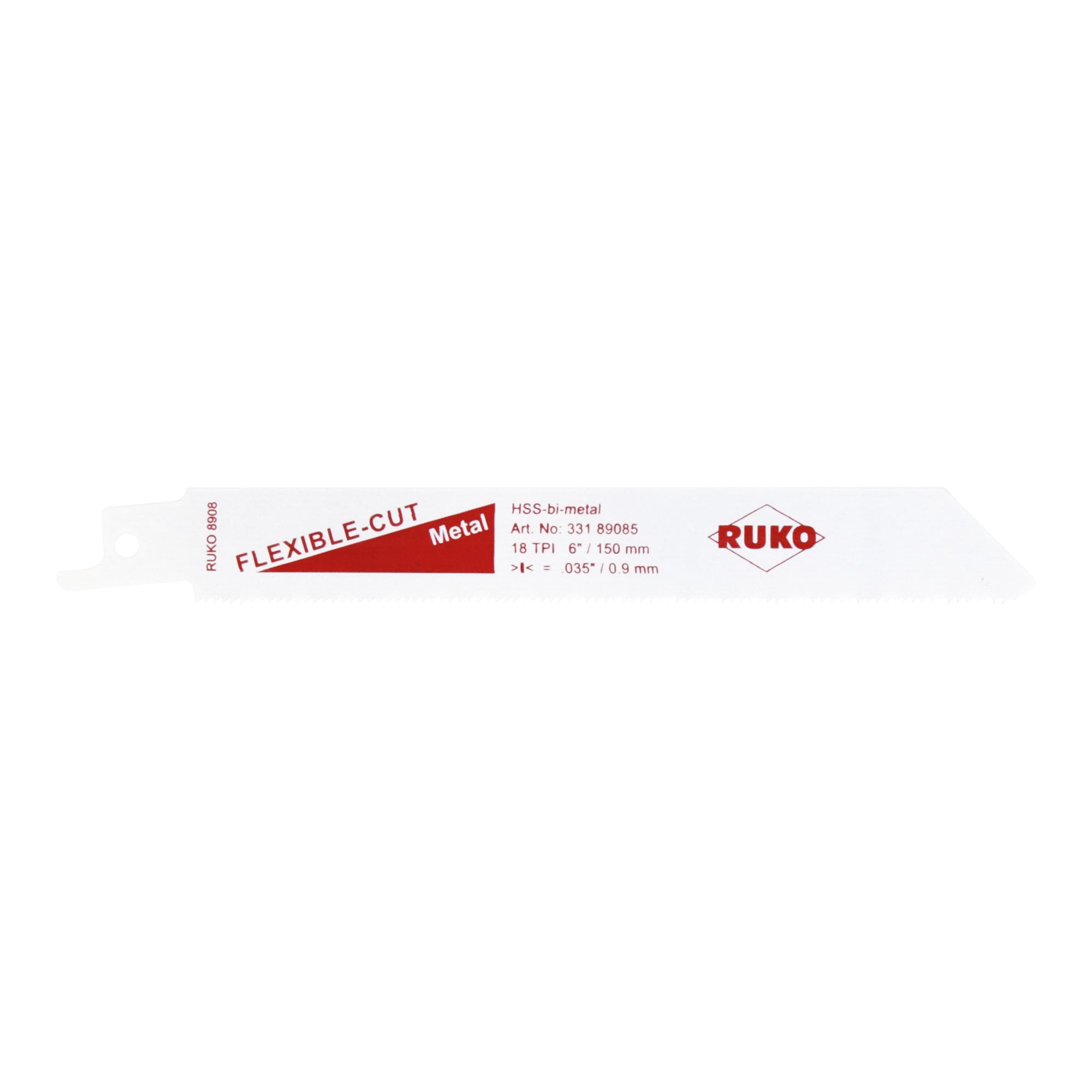 RUKO 5x Säbelsägeblatt 8908 HSS geschränkt gefräst - 33189085