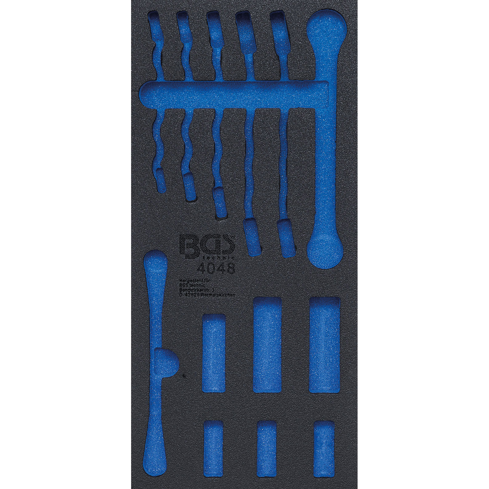 BGS Werkstattwageneinlage 1/3 leer für Art. 4048 - 4048-1