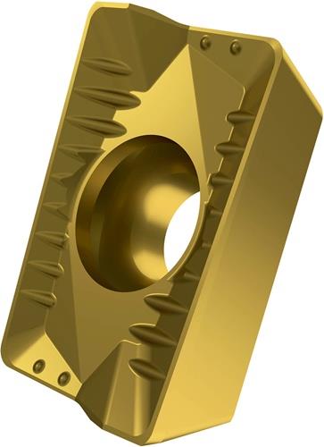 Fräswendeschneidplatte ISO APKX 1505PDSR-R:M8340 D.4,4mm PVD beschichtet Gold