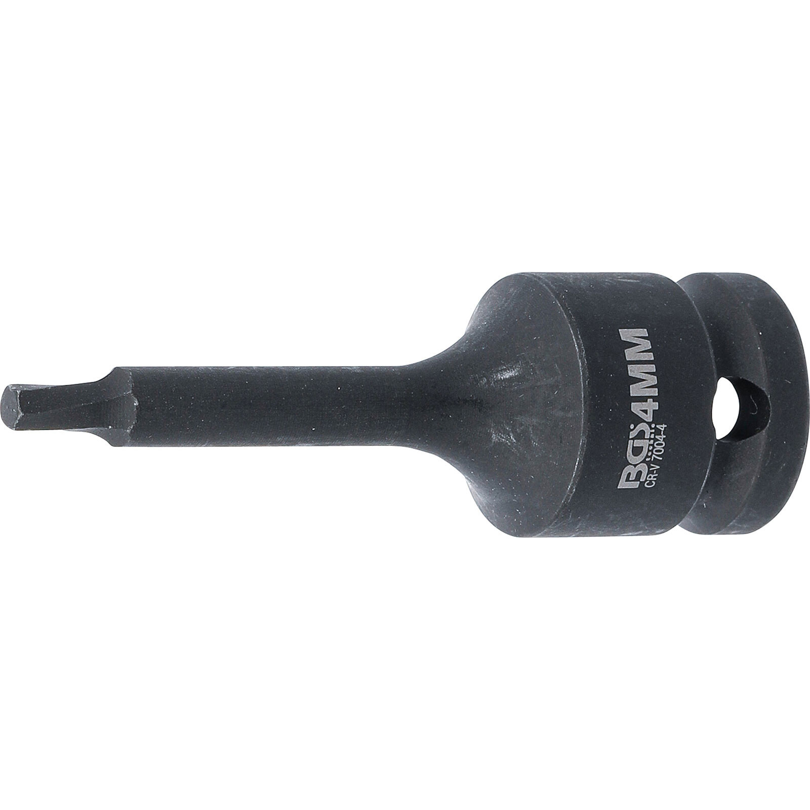 BGS Schraubenausdreher Antrieb Innenvierkant 12,5 mm (1/2") für defekten Innensechskant 4 mm - 7004-4