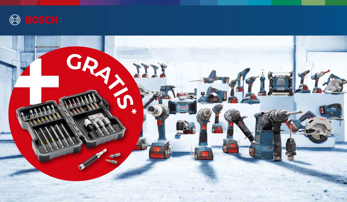 Bosch Professionals kaufen - Gratis Bitset erhalten