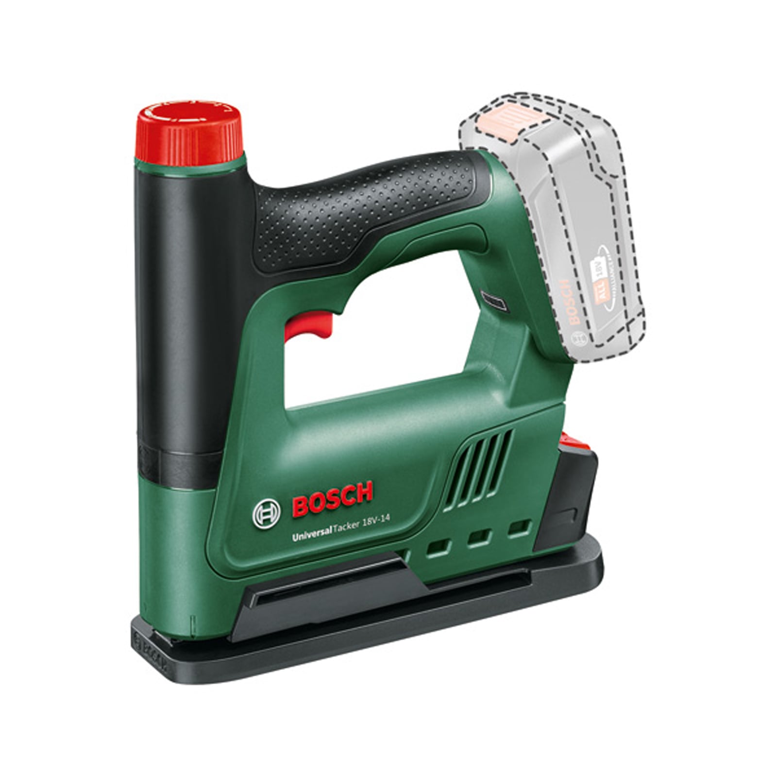 Bosch Akku-Tacker UniversalTacker 18V-14 mit 1000 Klammern und Papierabstandshalter