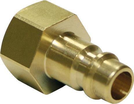 Schnellver.Kup m.IG MS Gew.1/4 Zoll Durchfluss(Luft) 1000