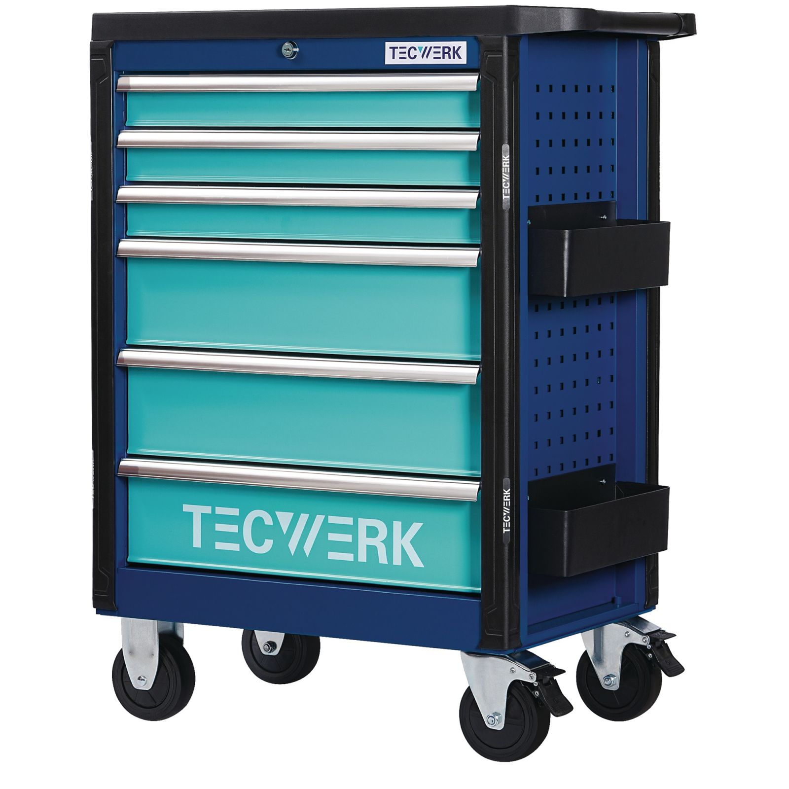 Wkz.wagen PLUS 2.0 B760xT465xH1030mm 500kg 6 Schubl.96-tlg.Stahlbl.TECWERK