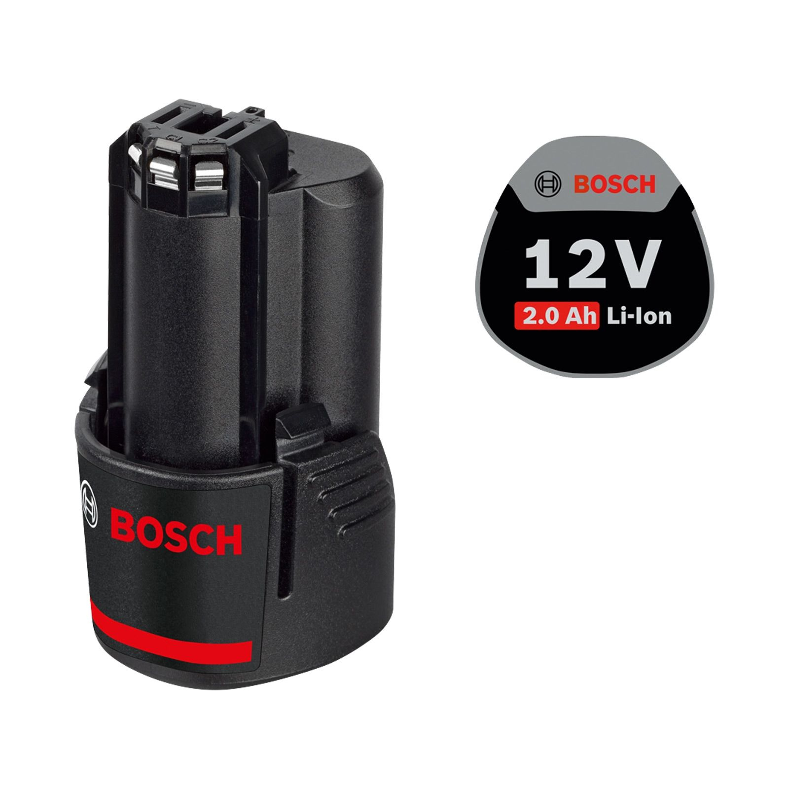 Bosch Akku GBA 12 Volt / 2,0 Ah O-B Professional - 1600Z0002X Ersatzakku Akkupack