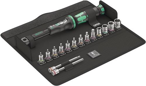 Wera Bicycle Set Torque 1 - 16tlg. Click-Torque A5 in textiler Box mit Nüssen - 004180