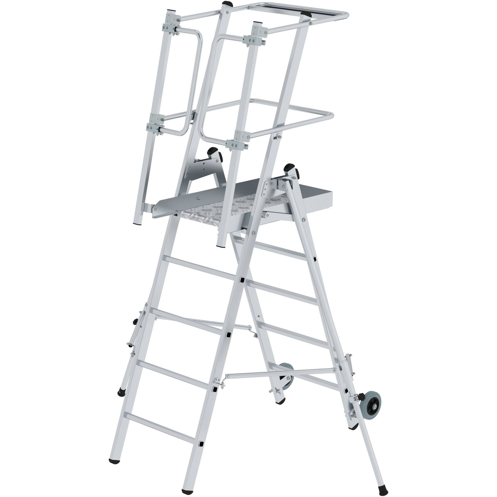 Günzburger Steigtechnik Plattformleiter FlexxStep 5 Sprossen - 052525