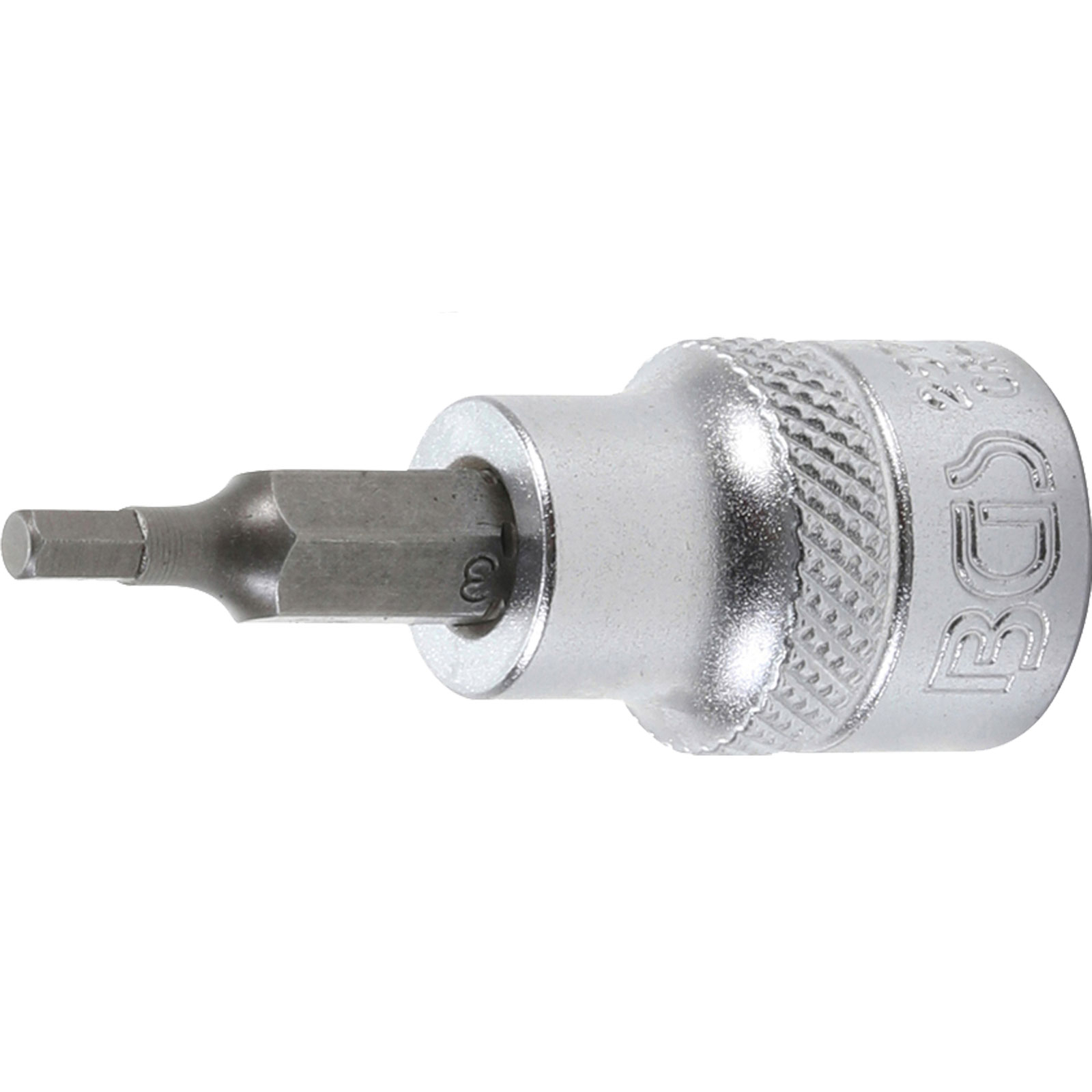 BGS Bit-Einsatz Antrieb Innenvierkant 10 mm (3/8") Innensechskant 3 mm - 2576