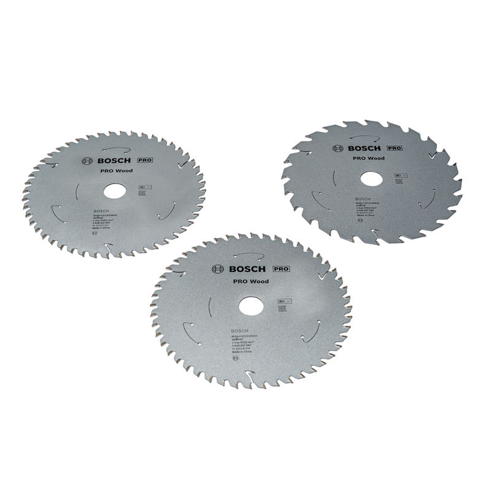 Bosch Promo 3er Pack, 165 mm CL Pro Wood