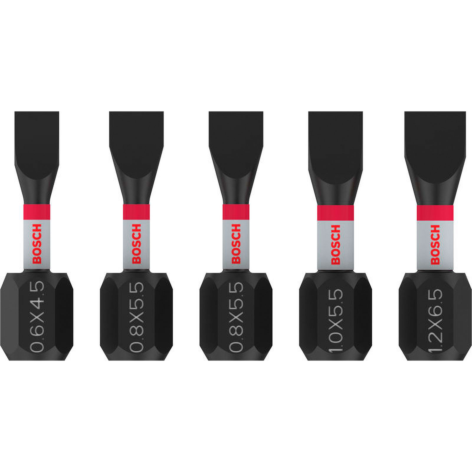 Bosch PRO Slotted Impact Bit SL4.5 SL5.5(x2) SL5.5 SL6.5 25 mm 5-tlg. - 2608521U60