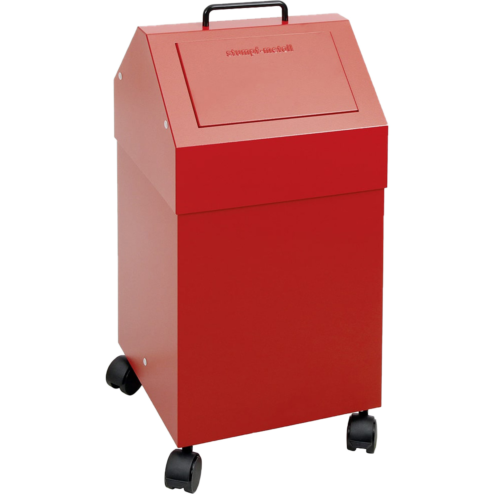 Stumpf Abfalltrennung 45 feuerrot fahrbar 45l - 630-045-2-0-300