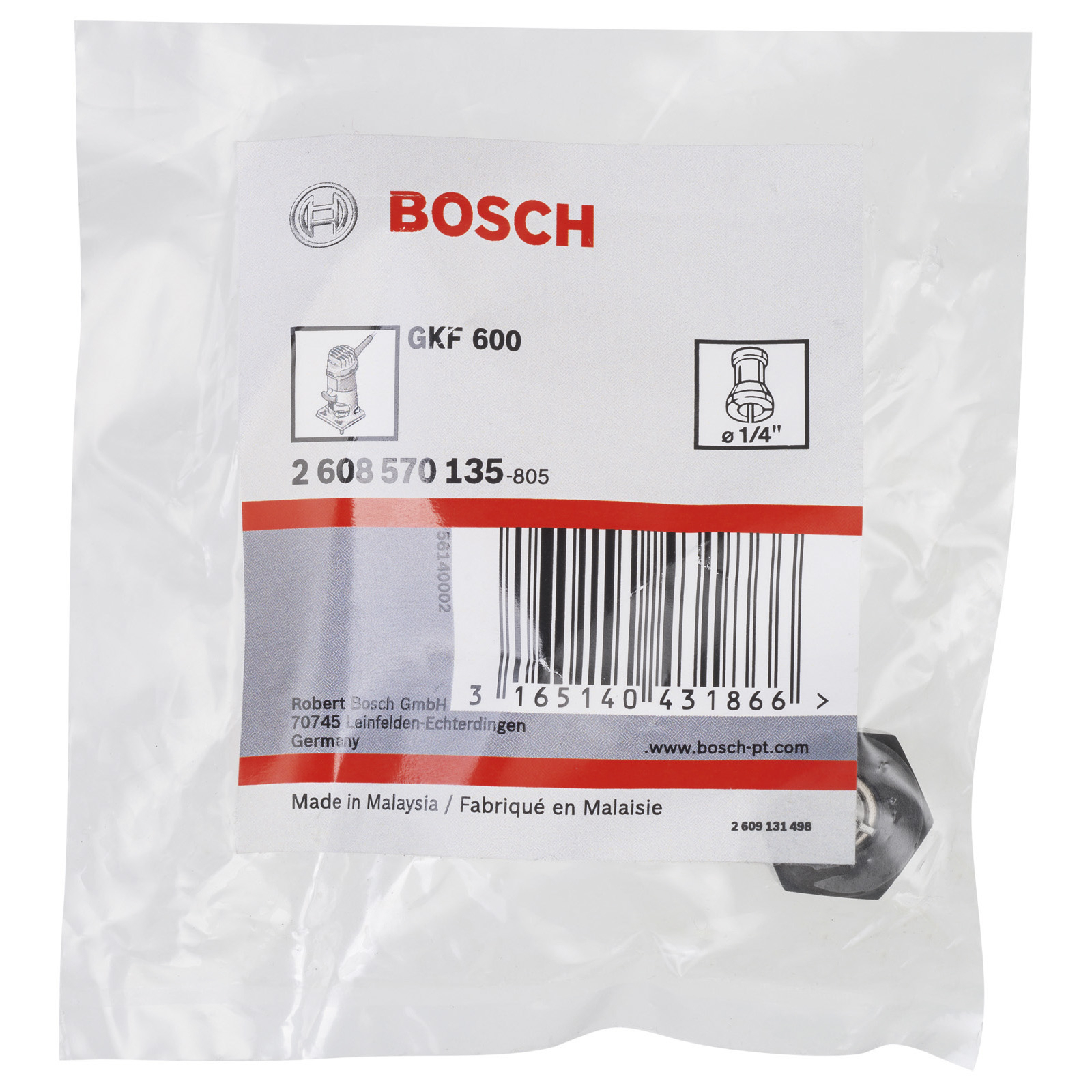 Bosch Spannzange 1/4" - 2608570135