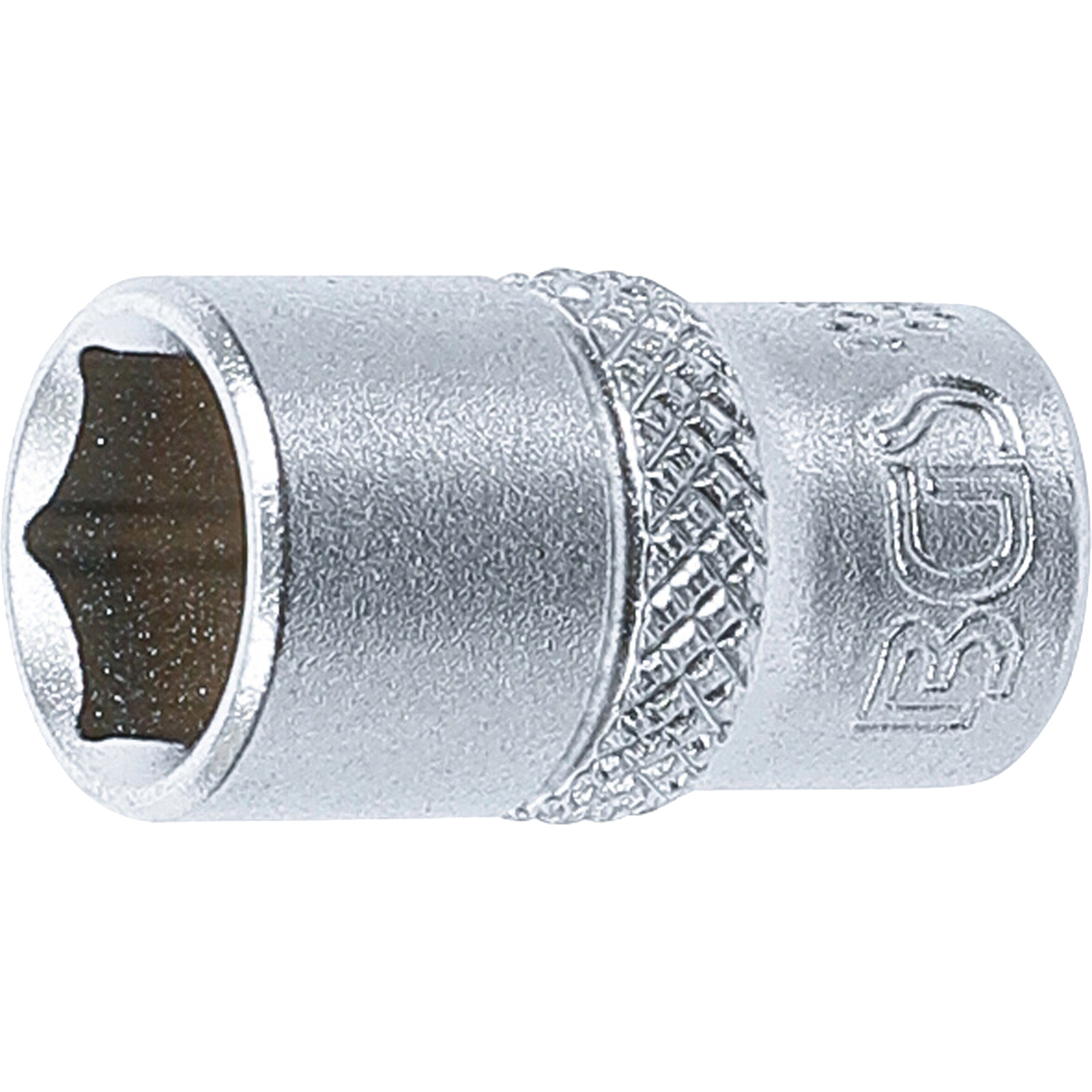 BGS Steckschlüssel-Einsatz Sechskant Antrieb Innenvierkant 6,3 mm (1/4") SW 3/8" - 10657